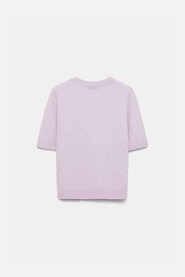 Dorothee Schumacher Fluffy wash short sleeve pullover orchidee