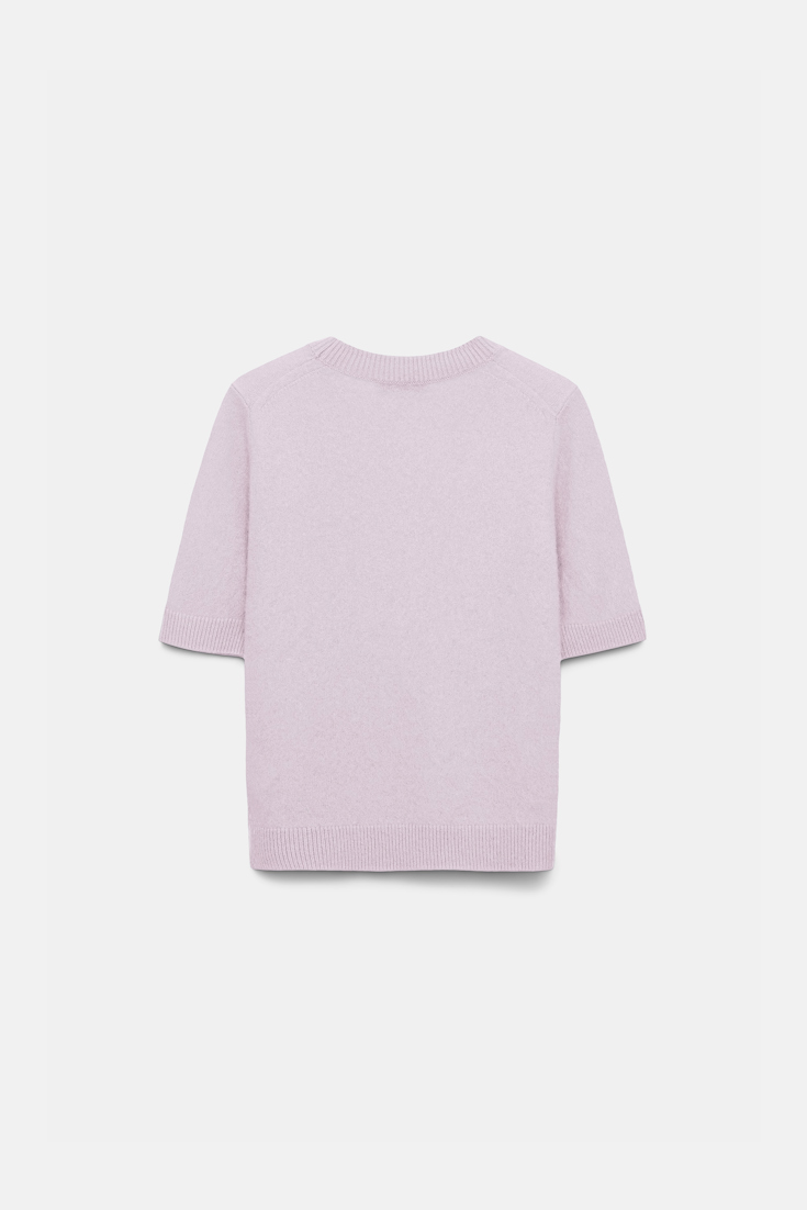 Dorothee Schumacher Fluffy Pullover mit halbem Arm orchidee