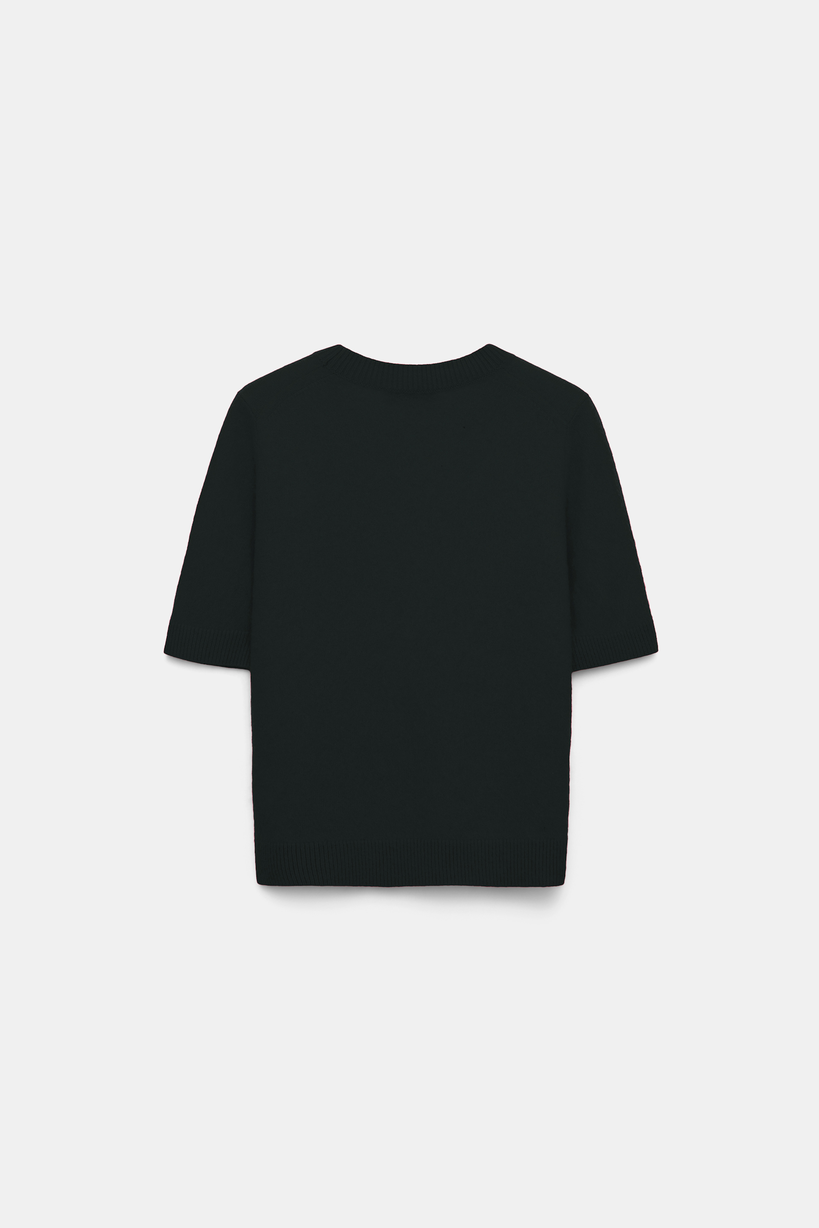 Dorothee Schumacher Fluffy Pullover mit halbem Arm charcoal melange