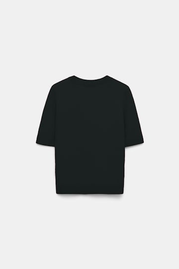 Dorothee Schumacher Fluffy Pullover mit halbem Arm charcoal melange