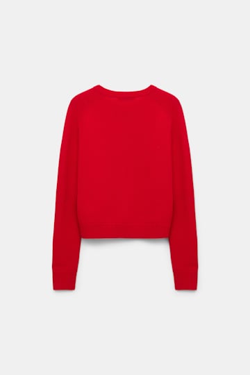 Dorothee Schumacher Fluffy Cardigan mit Hemdkragen lollipop