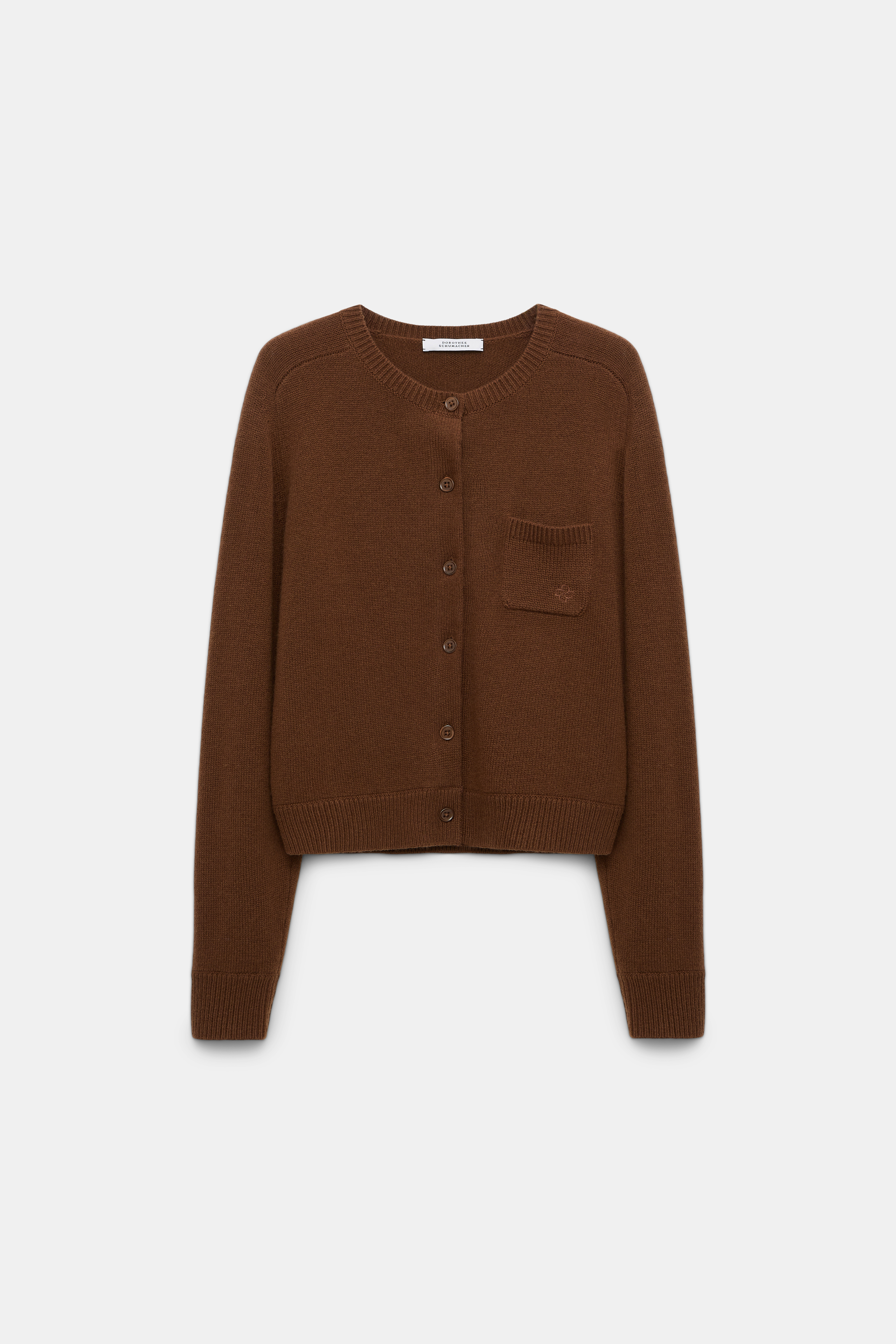 NOTRE émor plume nuance cardigan brown Jasper Crew Cardigan 6683 | NN.07® Official Webshop