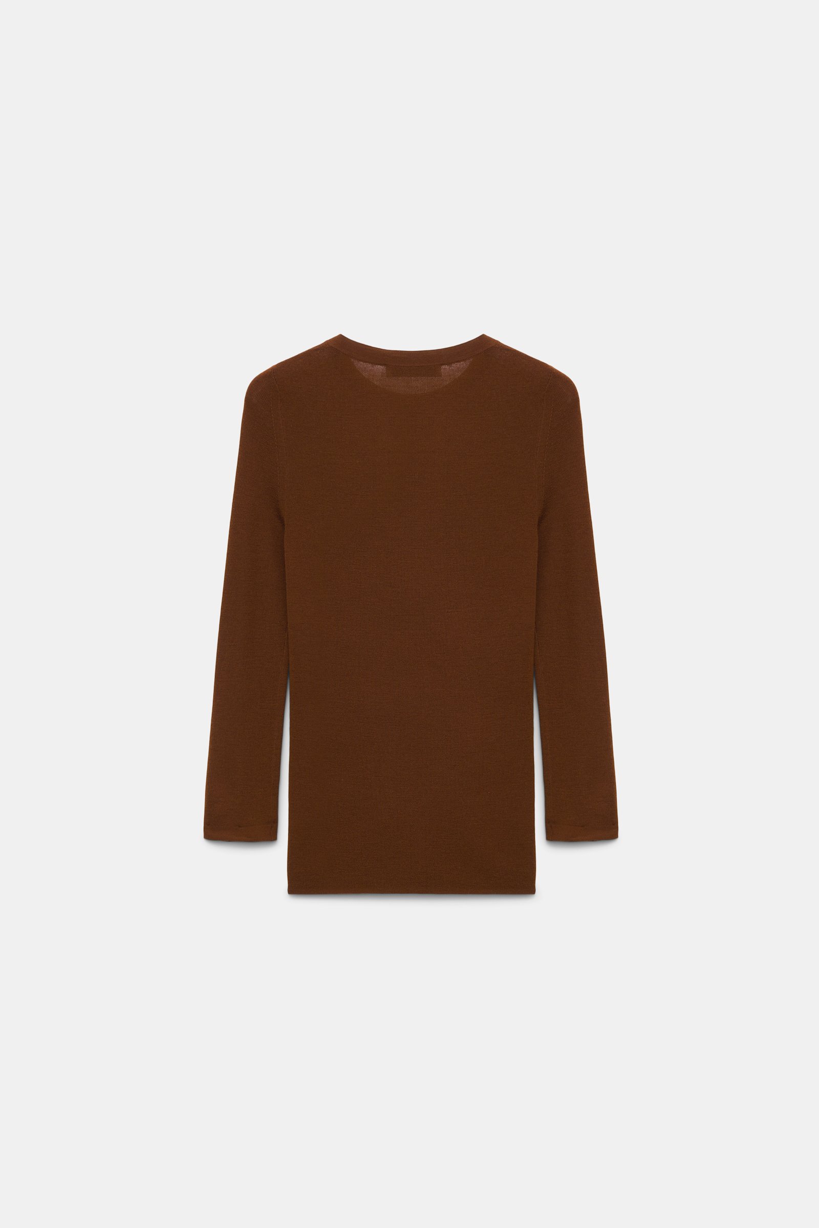 Dorothee Schumacher Pullover with contrast cuffs caramello
