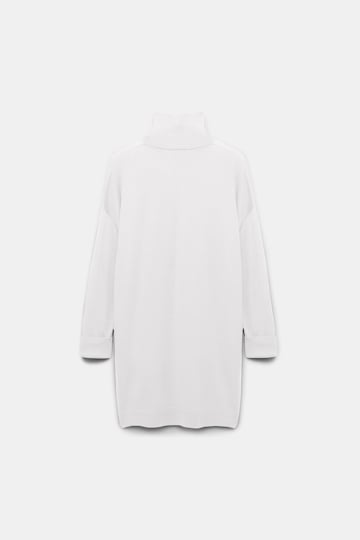 Dorothee Schumacher Long Merino turtleneck pure white