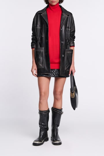 Dorothee Schumacher Langer Rollkragenpullover aus Merino lollipop