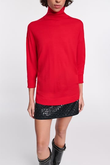 Dorothee Schumacher Long Merino turtleneck lollipop