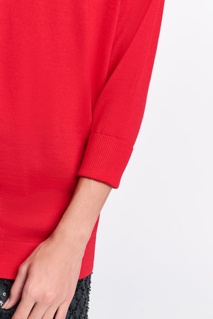 Dorothee Schumacher Langer Rollkragenpullover aus Merino lollipop