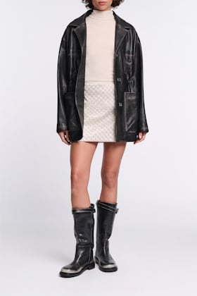 Dorothee Schumacher Sleeveless long Merino turtleneck pure white