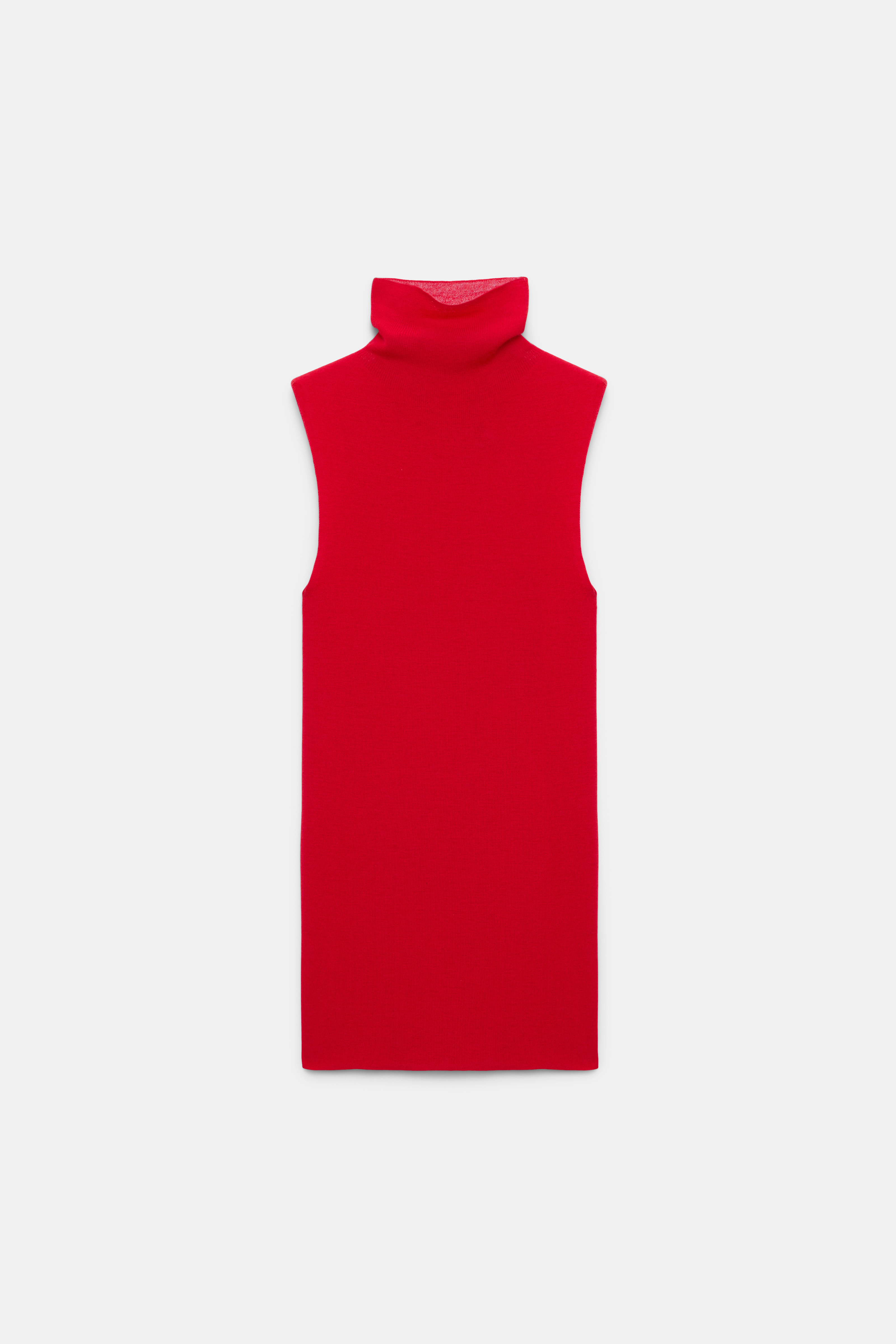 Dorothee Schumacher Sleeveless long Merino turtleneck lollipop