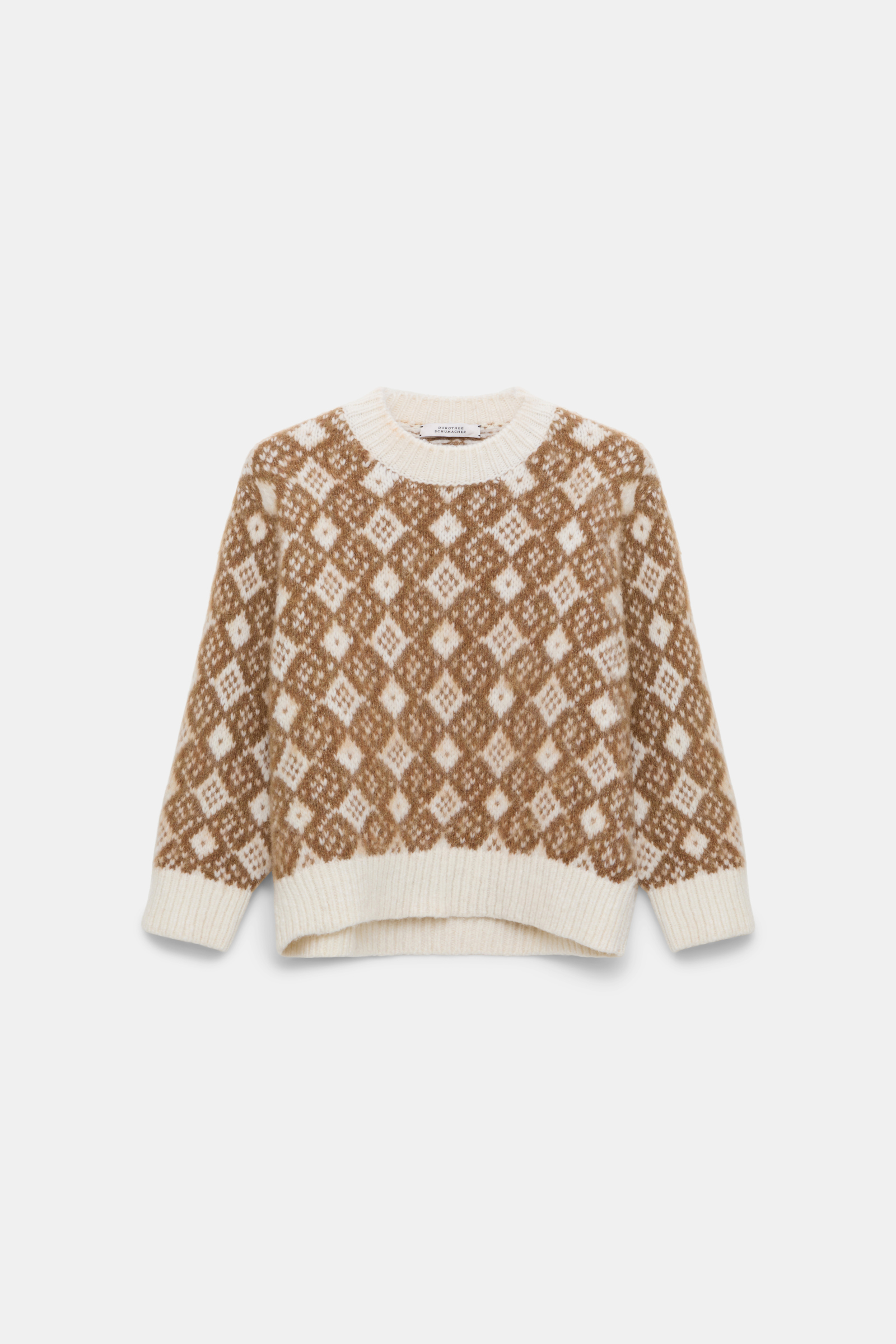Dorothee Schumacher Jacquard Pullover sherry diamant