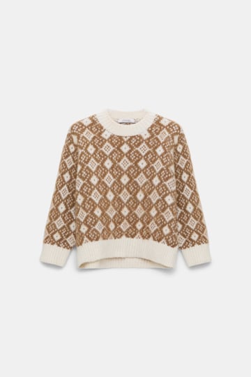 Dorothee Schumacher Jacquard Pullover sherry diamant