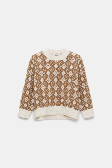 Dorothee Schumacher Jacquard Pullover sherry diamant