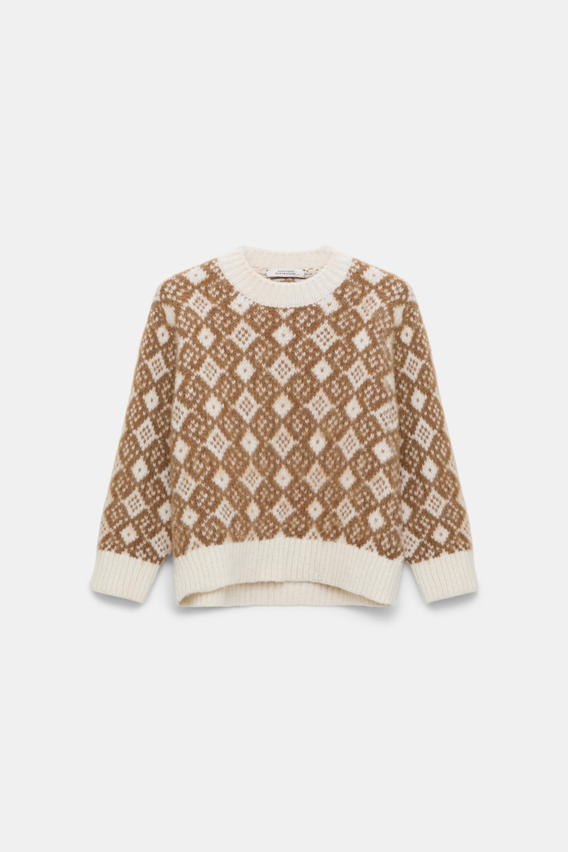 Dorothee Schumacher Jacquard Knit Pullover In Multi