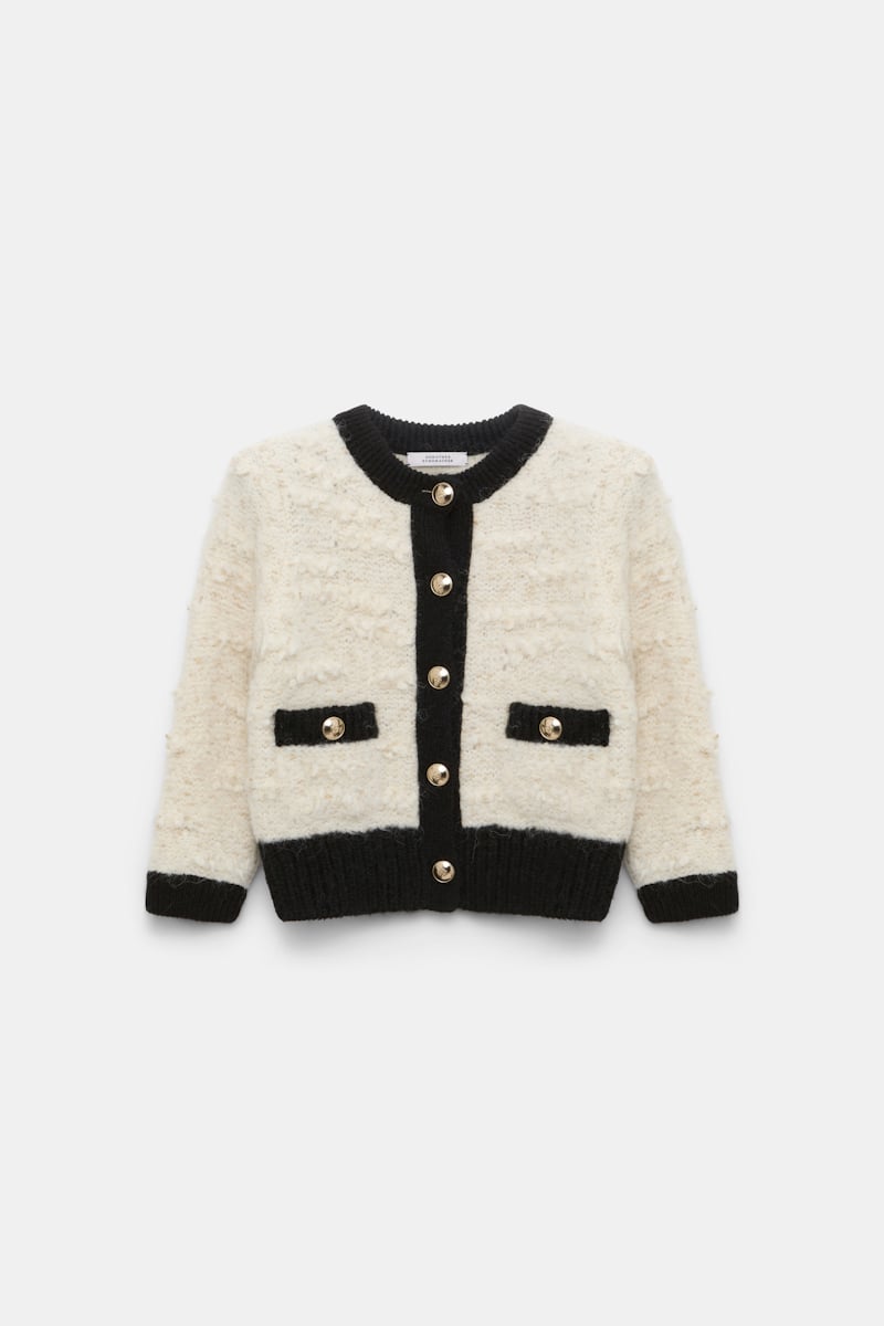 Dorothee Schumacher Delightful Sparkle Wool-blend Cardigan In Multi