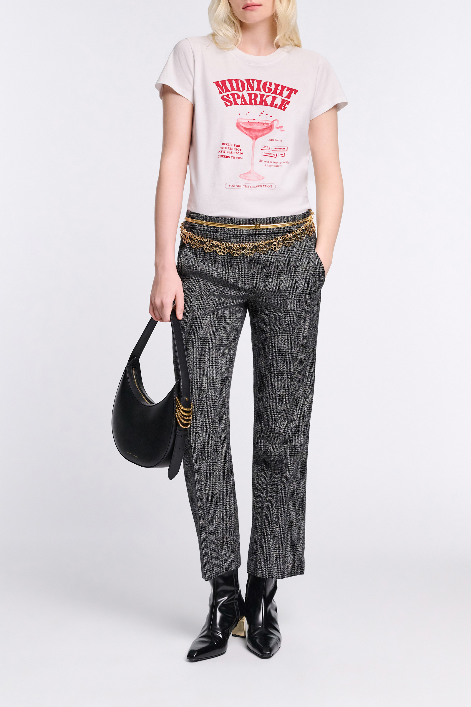 Dorothee Schumacher "Midnight sparkle" T-shirt print red