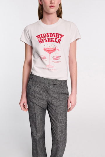 Dorothee Schumacher "Midnight sparkle" T-shirt print red