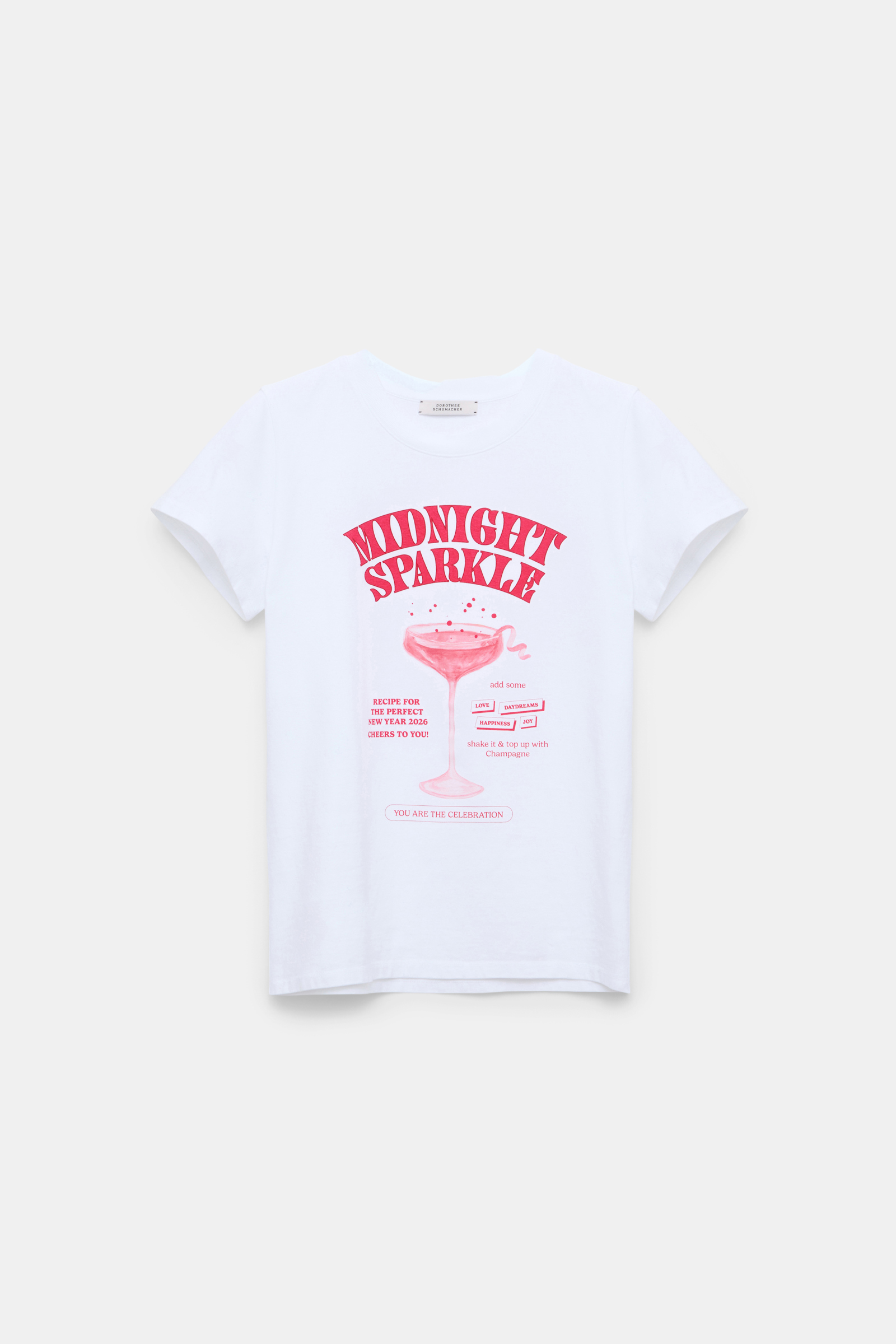 Dorothee Schumacher "Midnight sparkle" T-shirt print red
