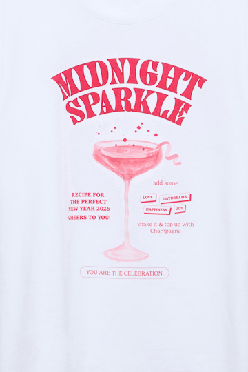 Dorothee Schumacher "Midnight sparkle" T-shirt print red