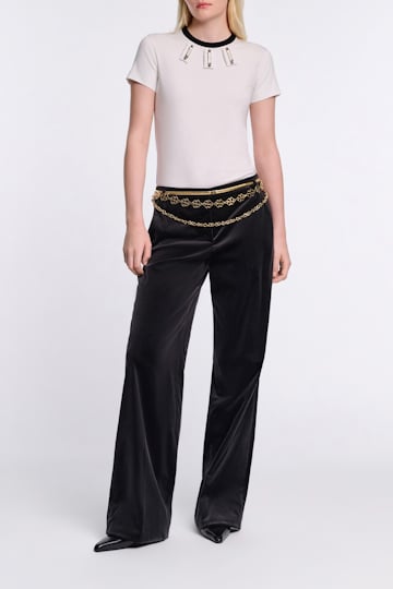 Dorothee Schumacher Embellished T-shirt camellia white