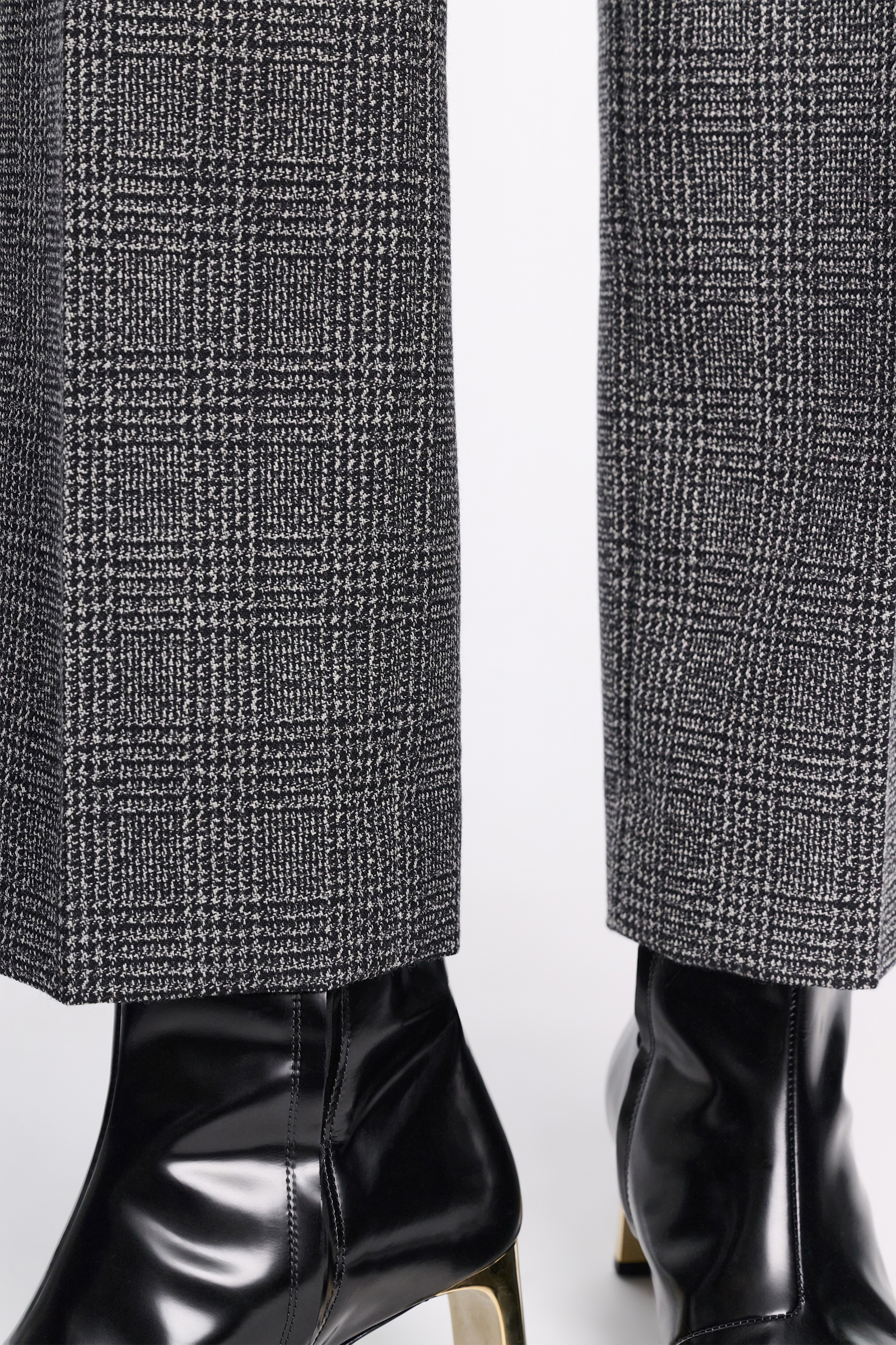 Dorothee Schumacher Glen plaid wool blazer salt & pepper glencheck