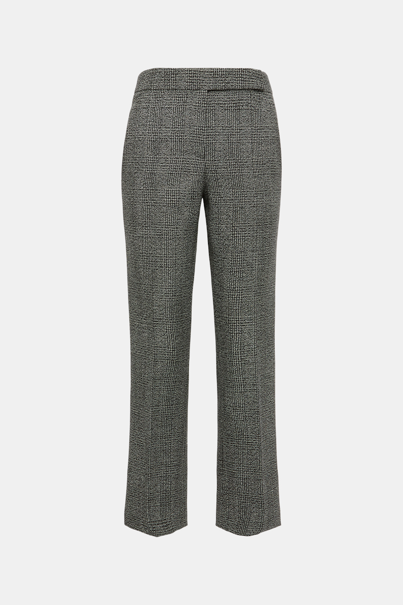 Dorothee Schumacher Women's Grey Glen Plaid Wool Blazer Large