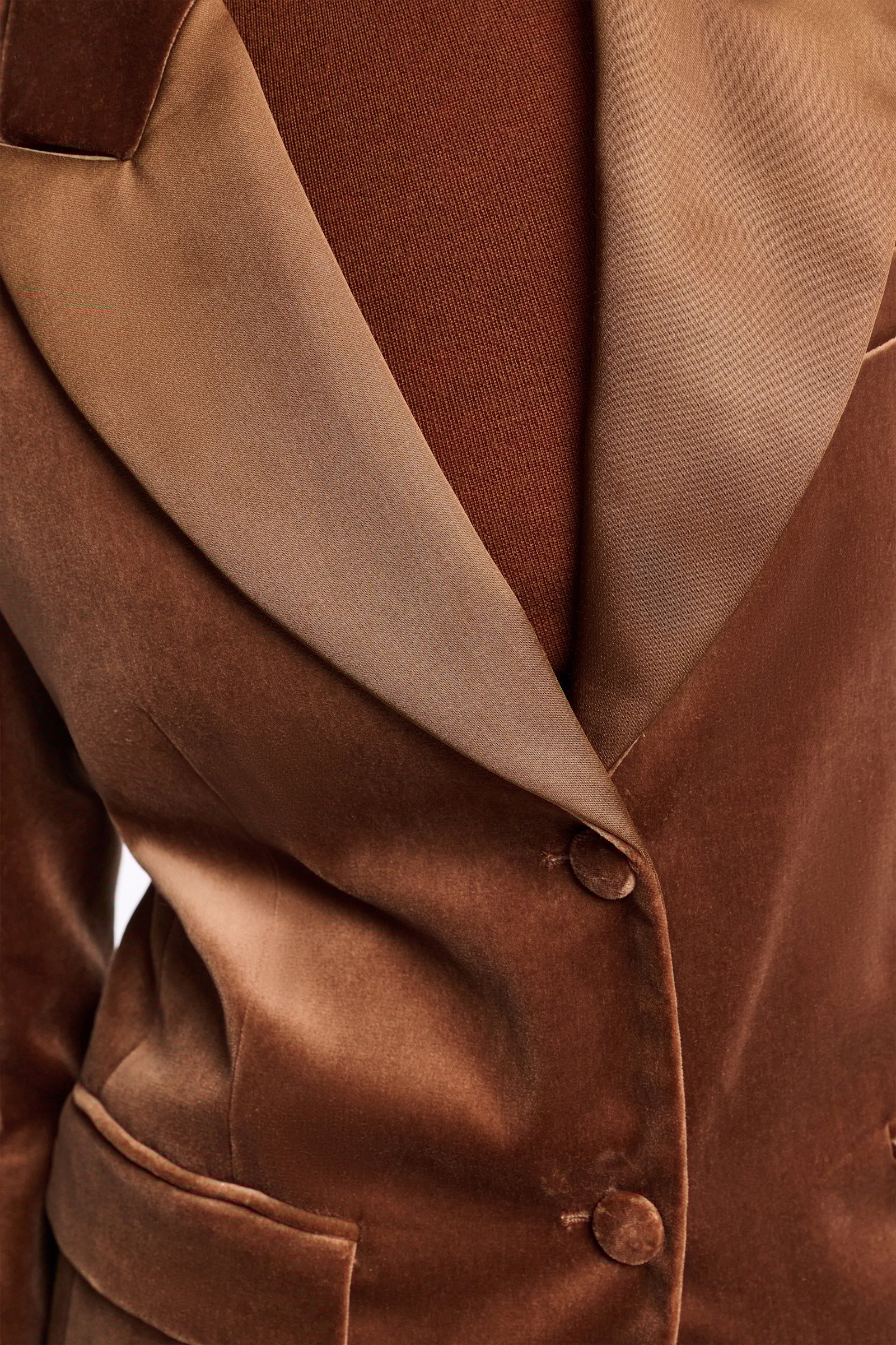 Dorothee Schumacher Velvet blazer terra