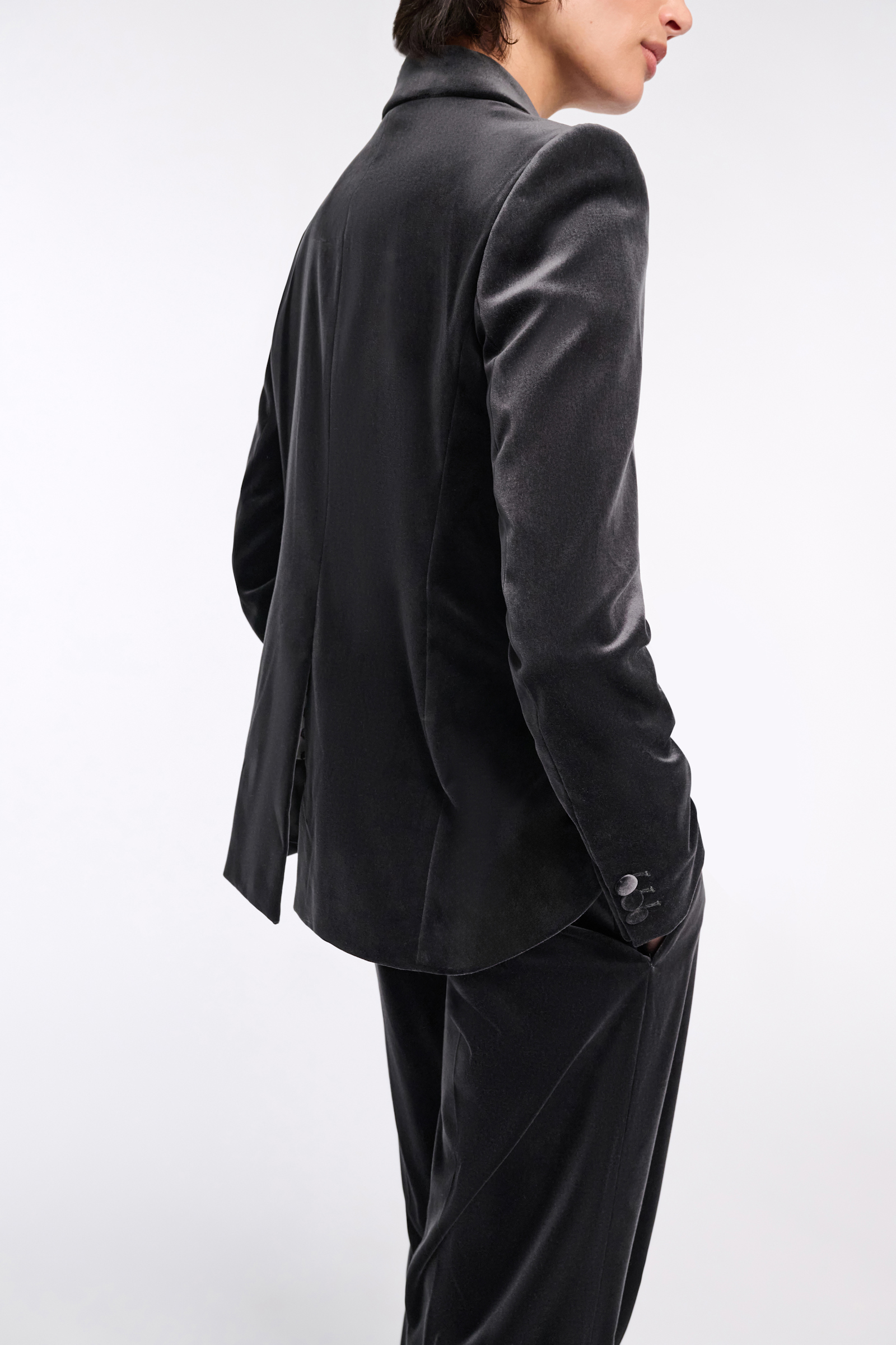 Dorothee Schumacher Samtblazer graphite