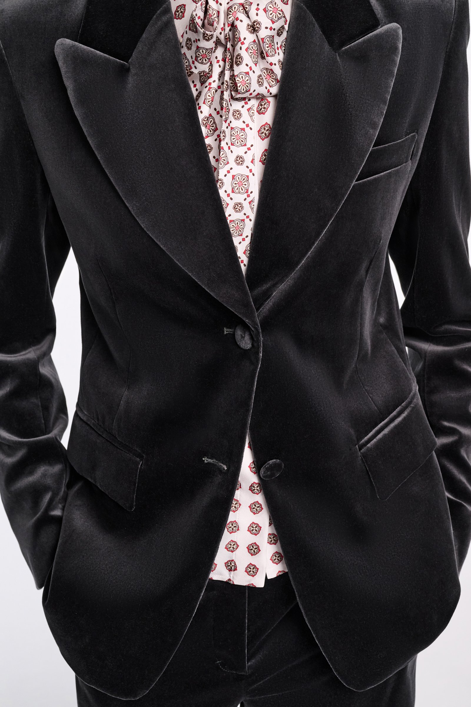 Dorothee Schumacher Samtblazer graphite