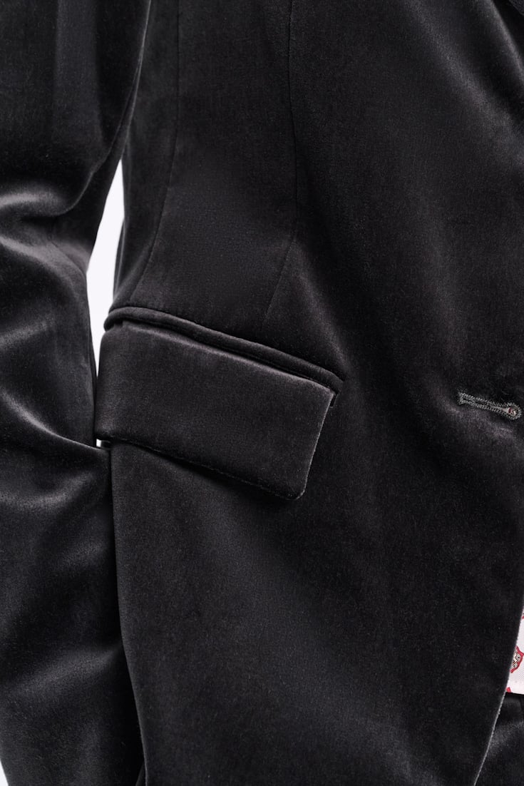 Dorothee Schumacher Samtblazer graphite