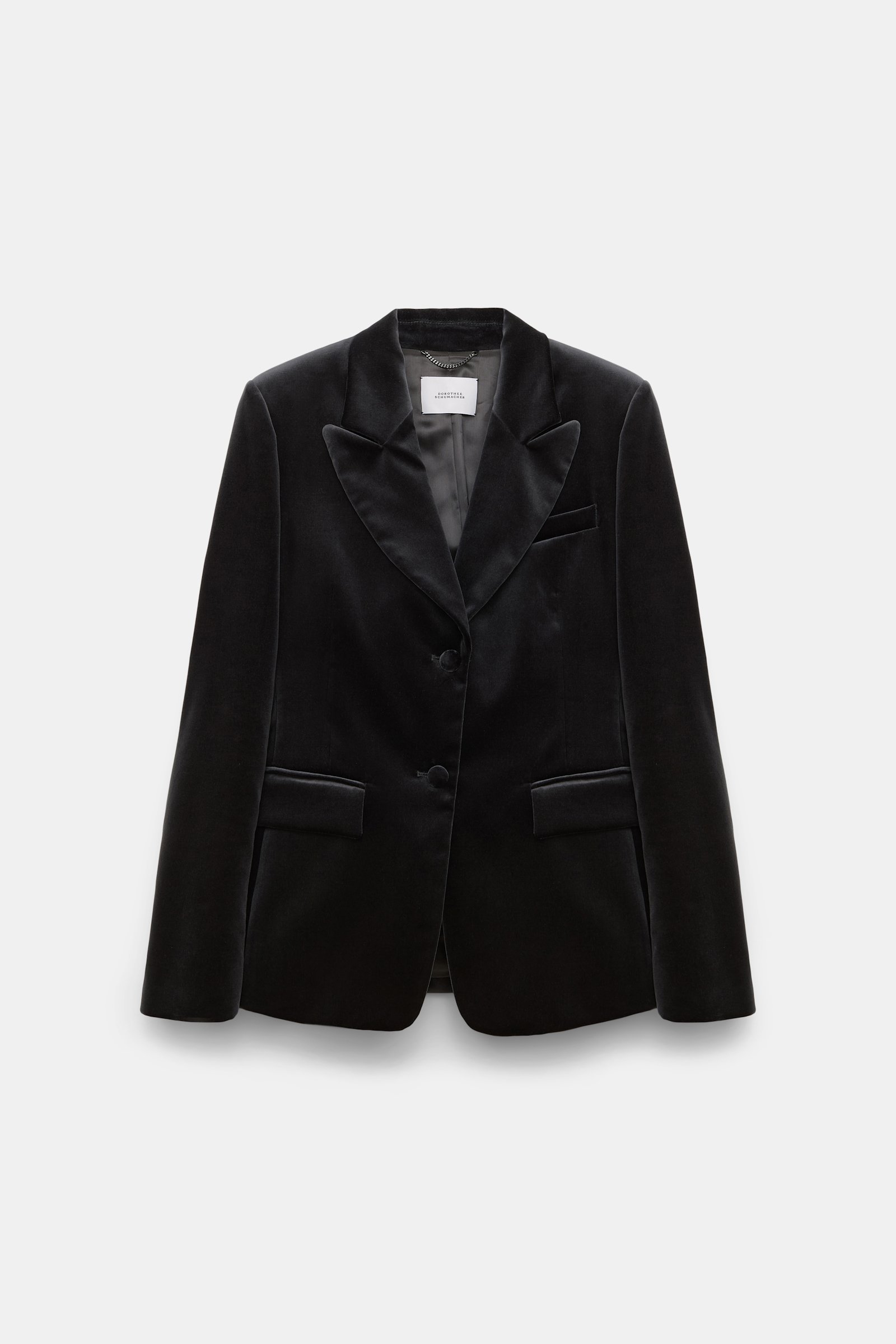 Dorothee Schumacher Samtblazer graphite