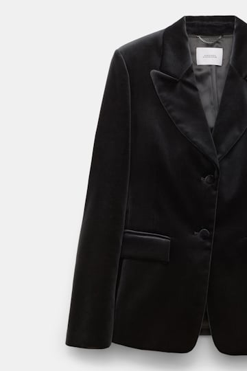 Dorothee Schumacher Velvet blazer graphite