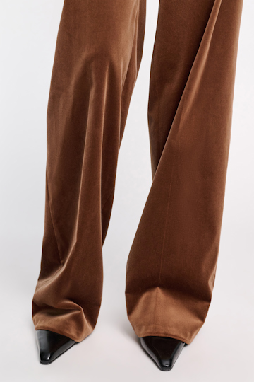 Dorothee Schumacher Velvet trousers terra