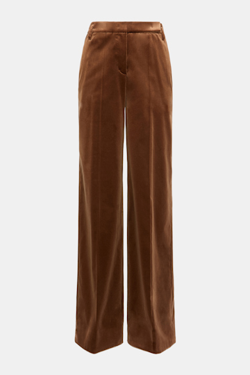 Dorothee Schumacher Velvet trousers terra