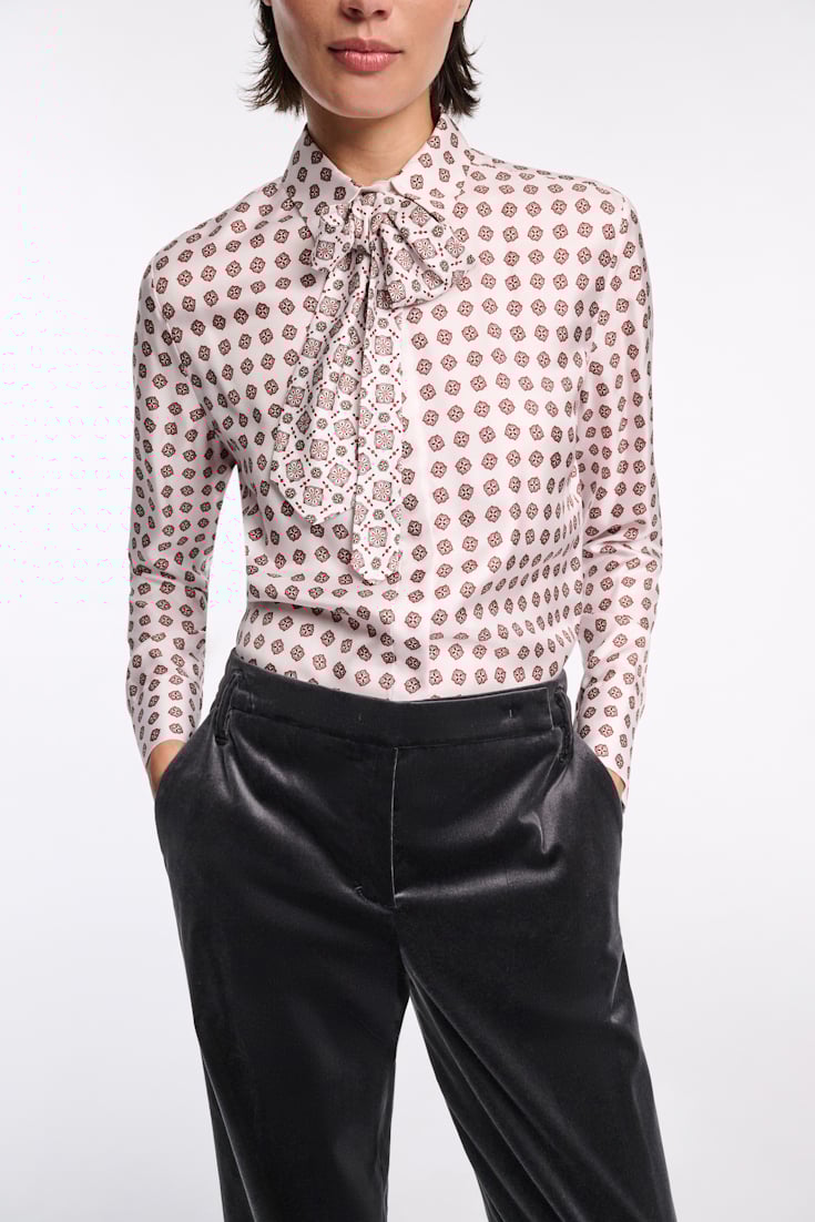 Dorothee Schumacher Samthose mit weitem Bein graphite