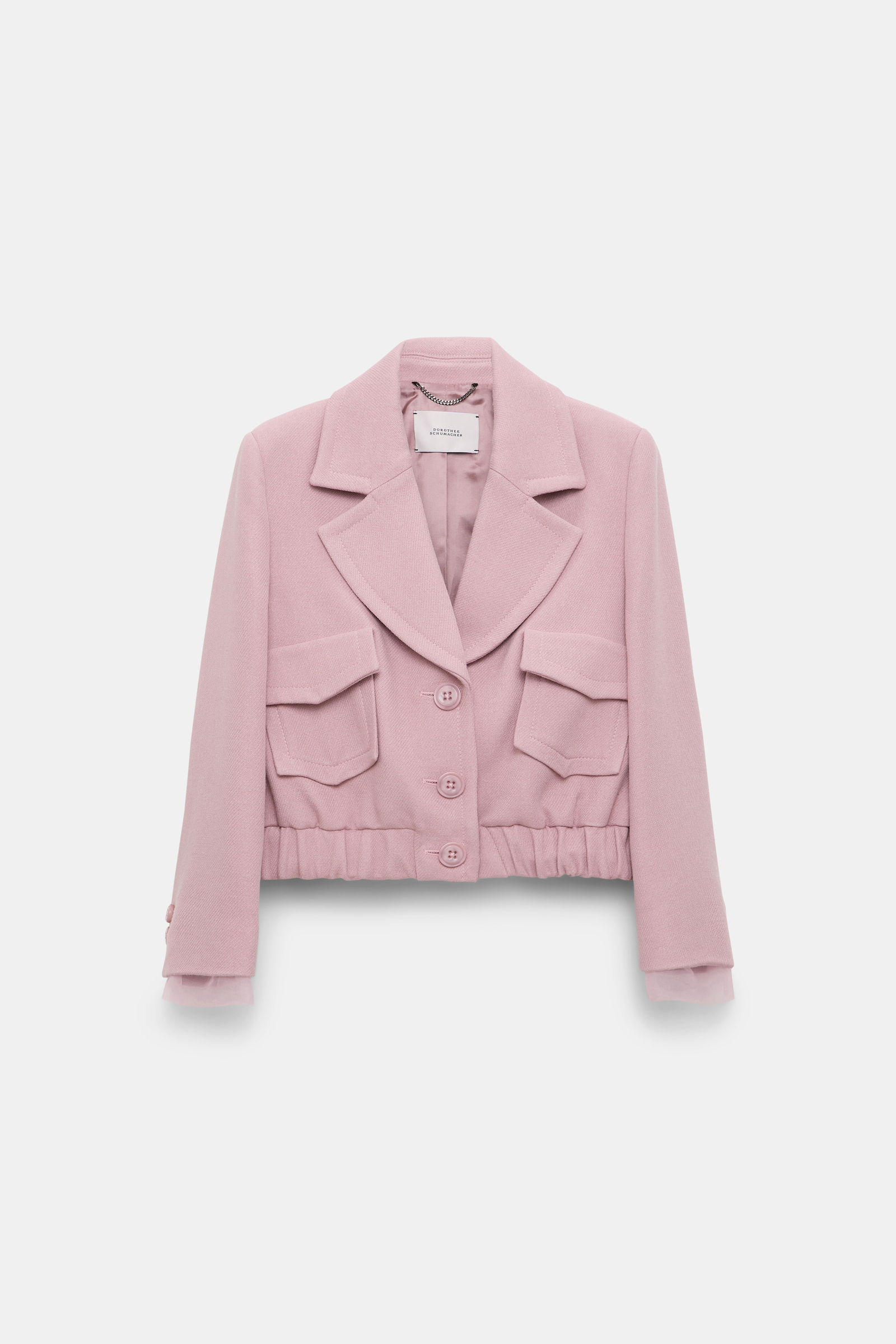 Dorothee Schumacher Cropped Blousonjacke lilac