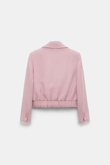 Dorothee Schumacher Cropped blouson jacket lilac