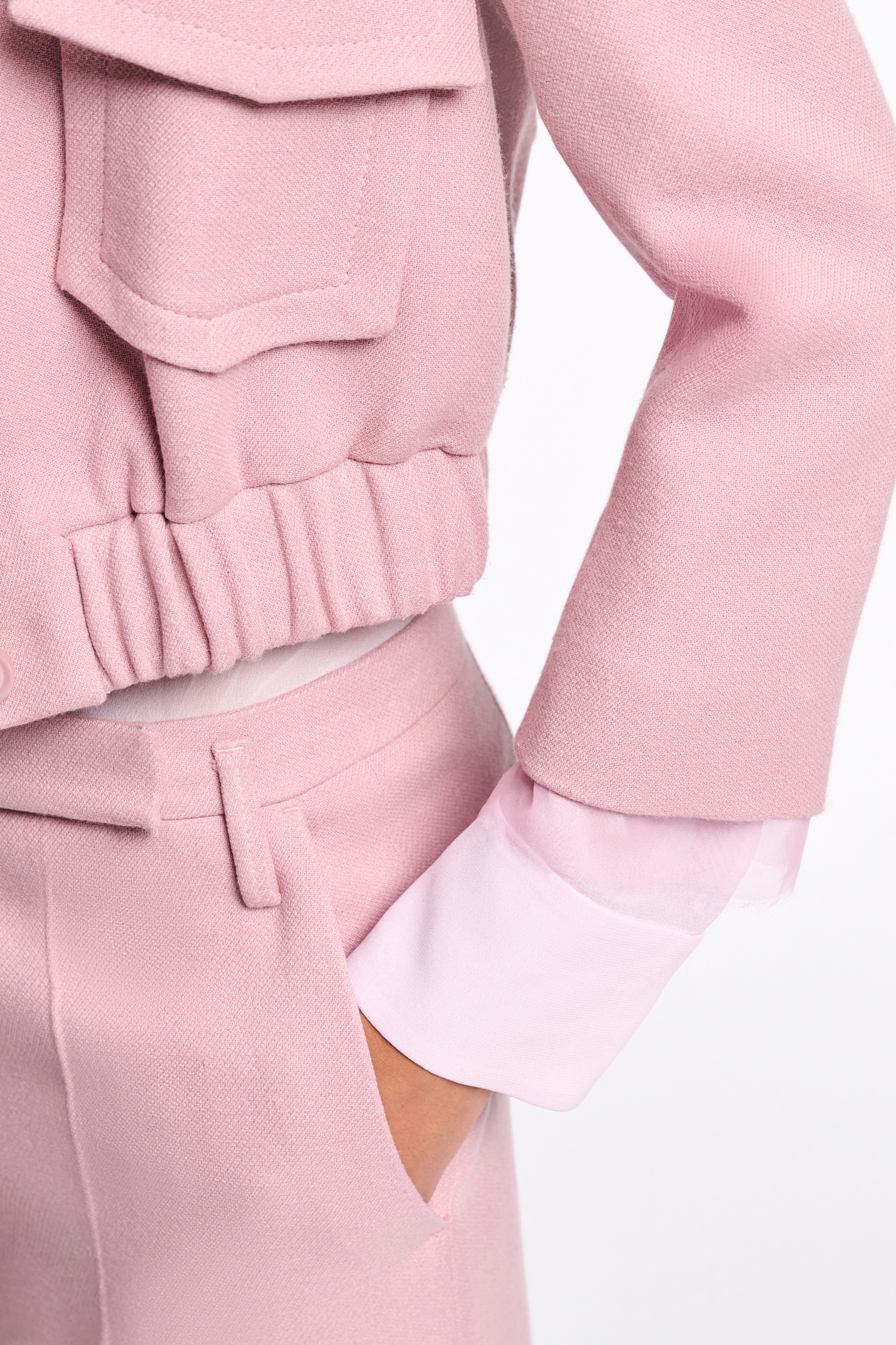 Dorothee Schumacher Hose mit weitem Bein lilac