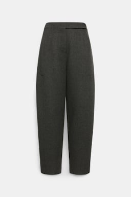 Dorothee Schumacher Peg top pants charcoal melange