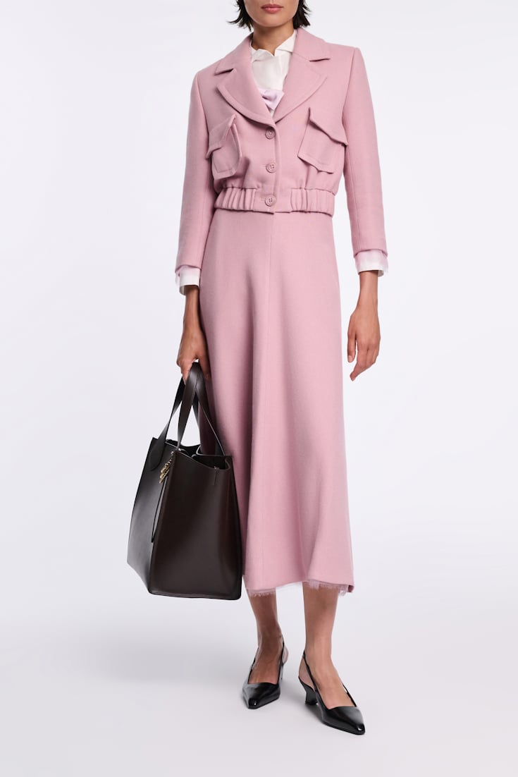 Dorothee Schumacher A-Linien Rock mit Organza-Detail lilac