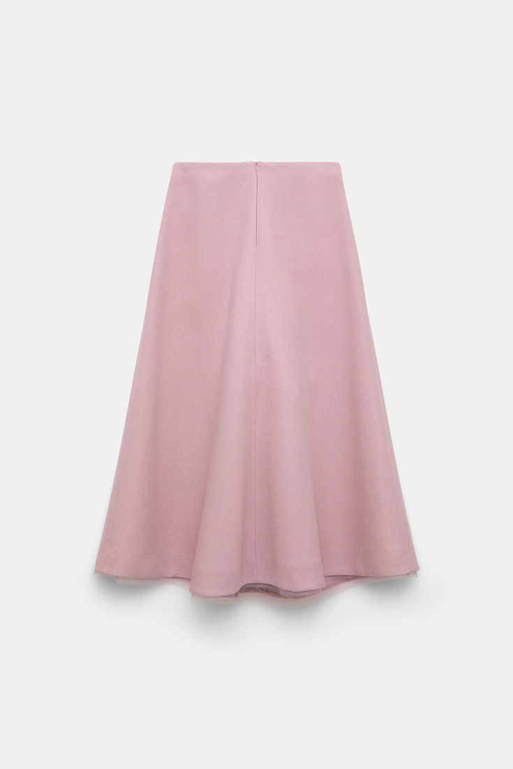 Dorothee Schumacher A-Linien Rock mit Organza-Detail lilac