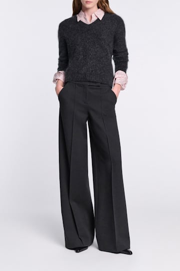 Dorothee Schumacher Blouse with balloon cuffs rose stripe