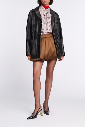 Dorothee Schumacher Lederjacke im Vintage Look pure black