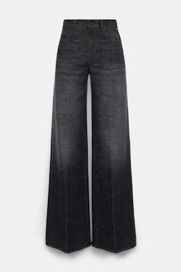 Dorothee Schumacher Long, wide Denim stone black denim
