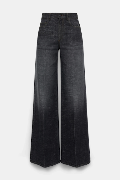 Dorothee Schumacher Long, wide Denim stone black denim