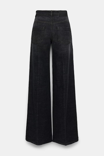 Dorothee Schumacher Long, wide Denim stone black denim