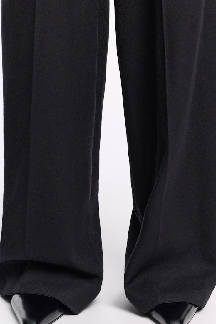 Dorothee Schumacher Lightweight wool trousers pure black