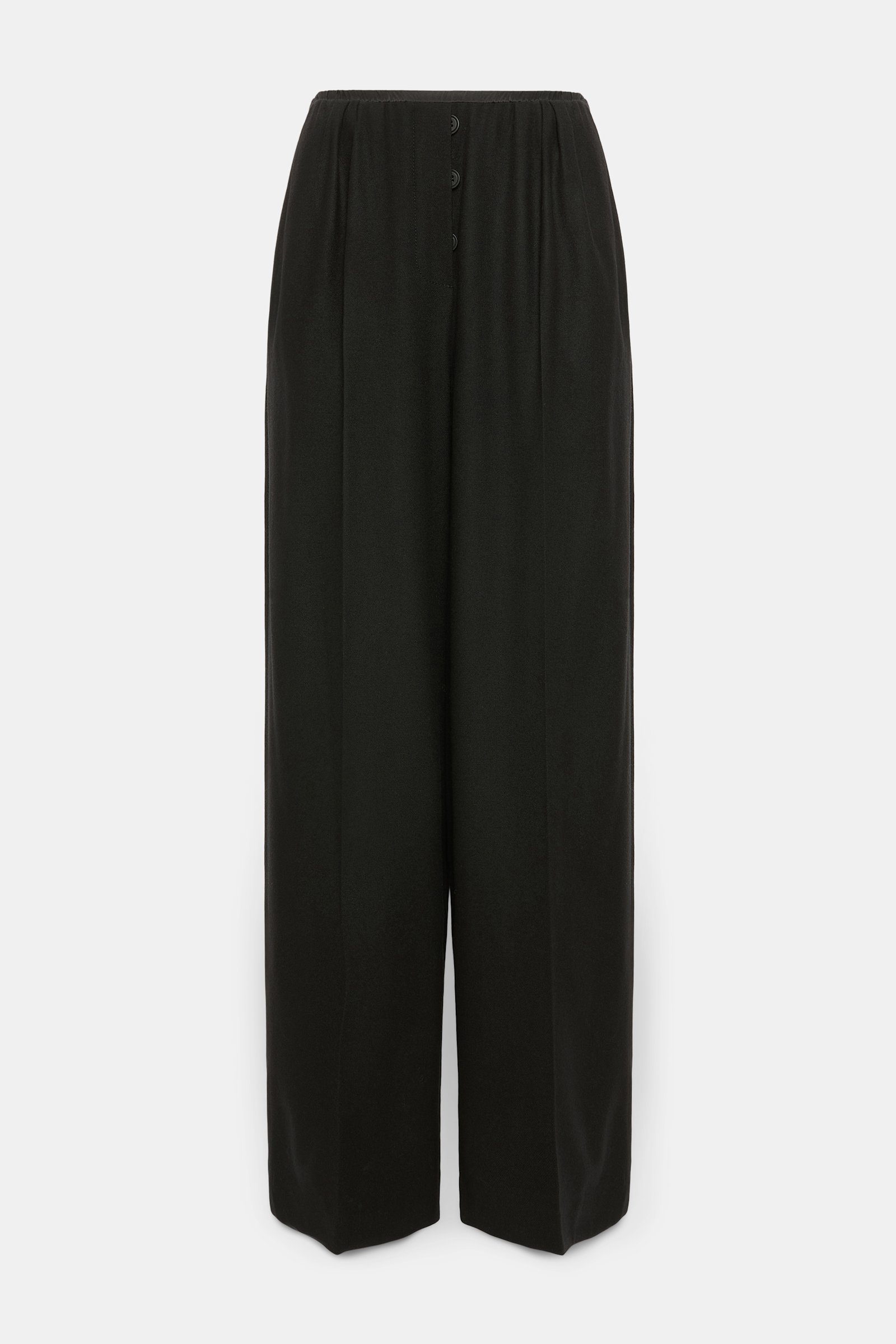 Dorothee Schumacher Lightweight wool trousers pure black