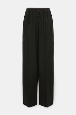 Dorothee Schumacher Lightweight wool trousers pure black