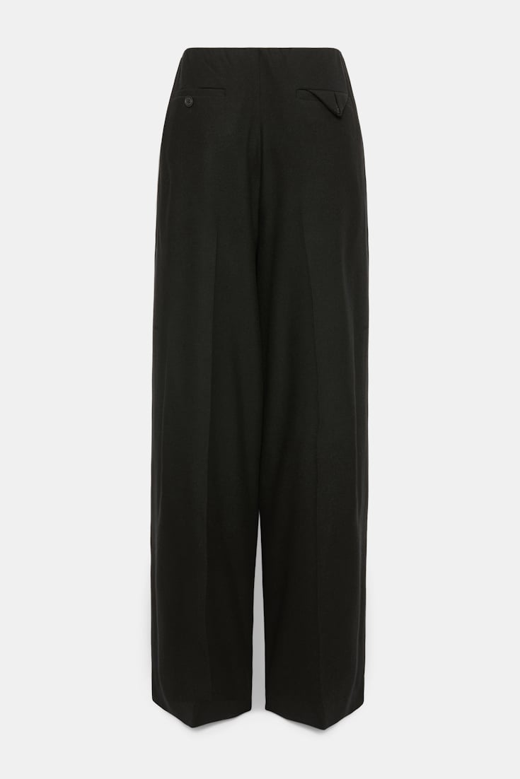 Dorothee Schumacher Lightweight wool trousers pure black