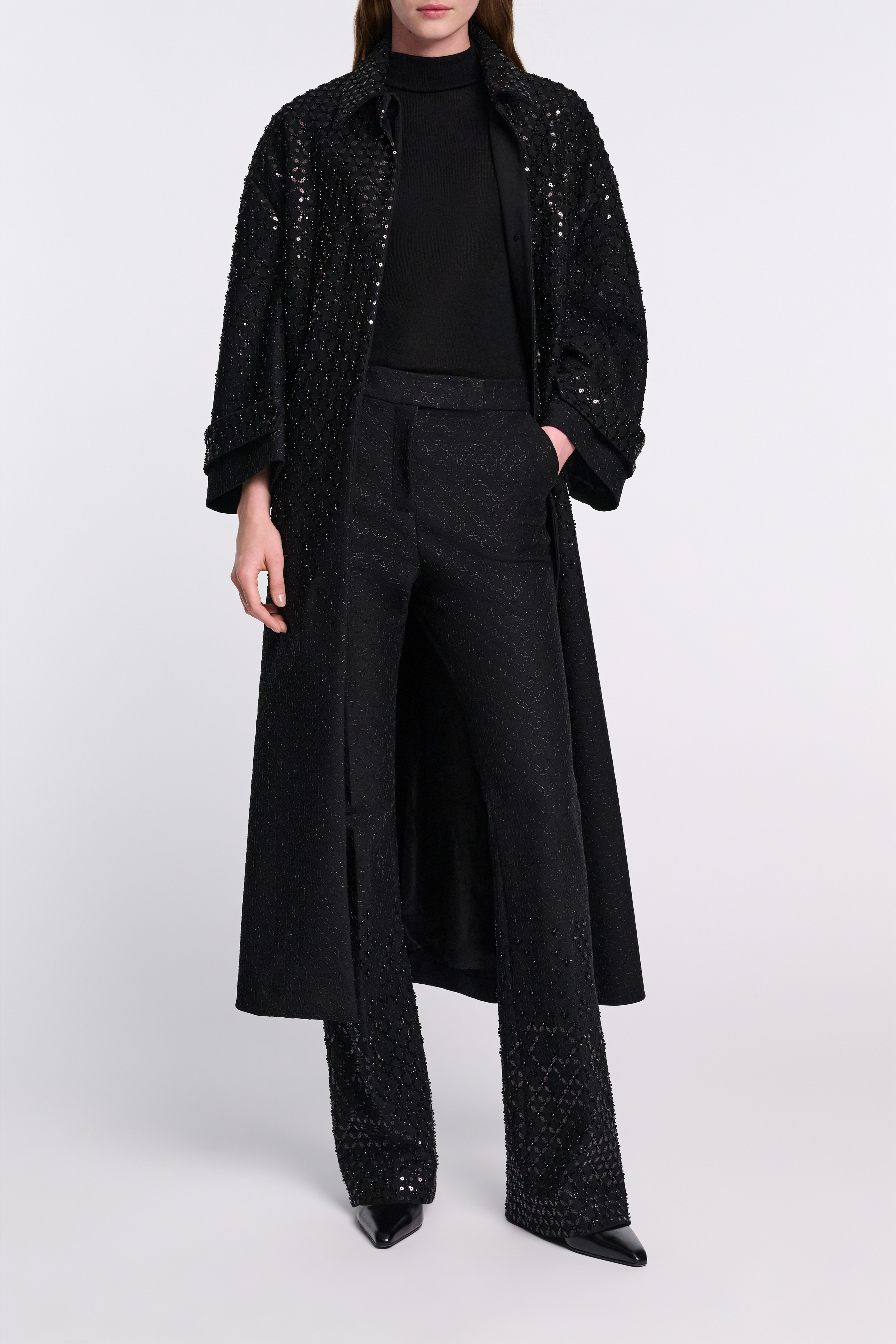 Dorothee Schumacher Sequin embellished coat in Punto